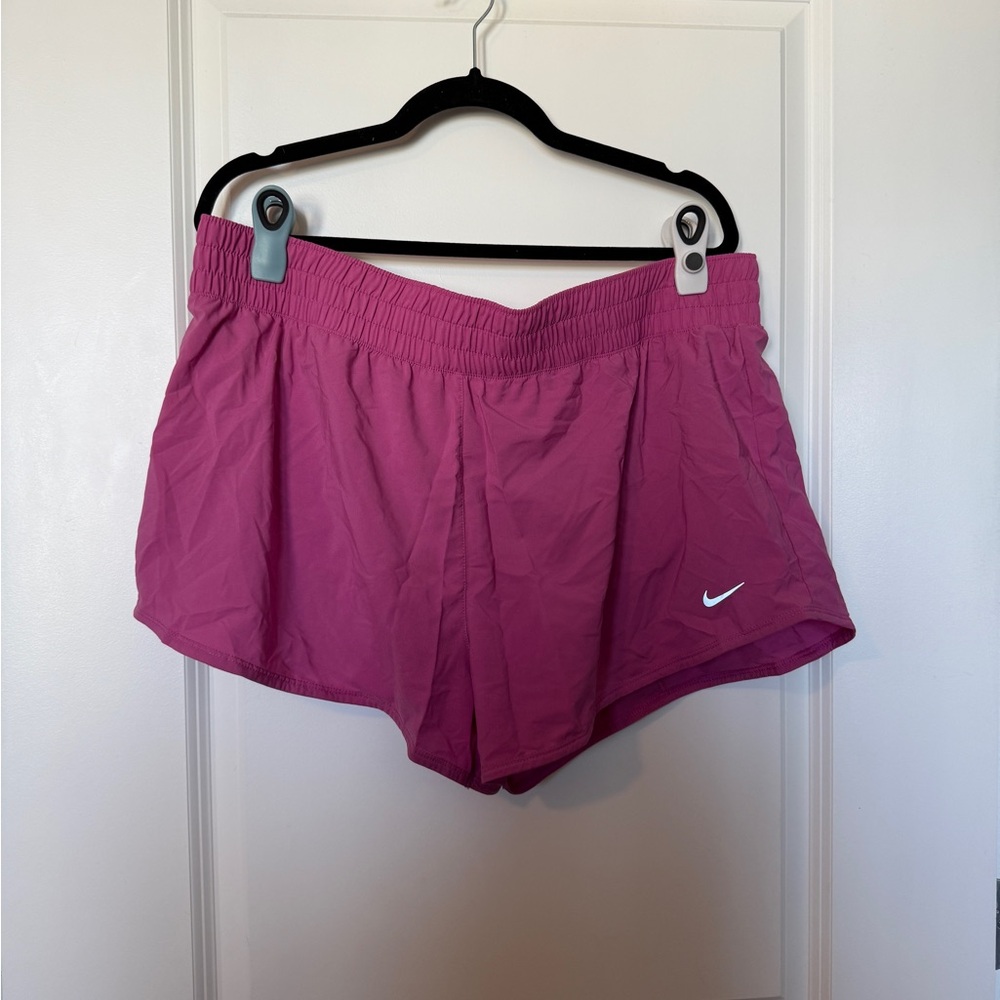 Nike Pink Athletic Shorts Lightweight Breathable